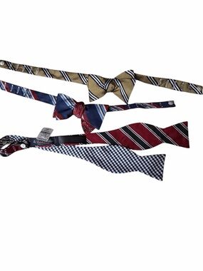Three 3 Brooks Brothers Bow Ties / Bowtie, One Size, One new with Tag